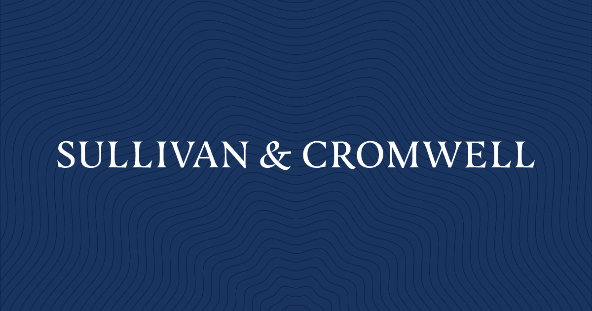 Sullivan & Cromwell LLP