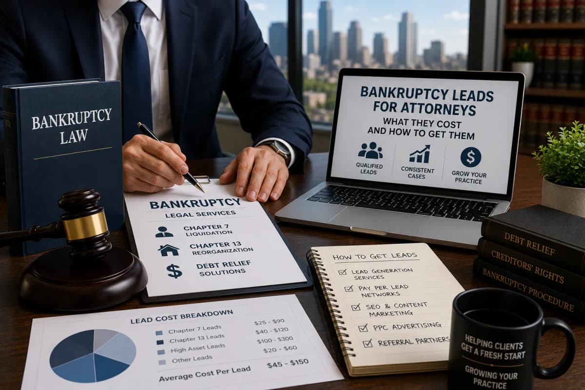 Bankruptcy Leads for Attorneys, What They Cost and How to Get Them